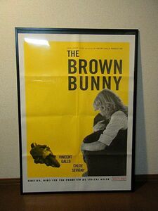 額付　入手困難！２０００枚限定　ヴィンセントギャロ　VINCENT GALLO　北米版　BROWNBUNNY　ブラウンバニー　ポスター　ガレージ　カフェ