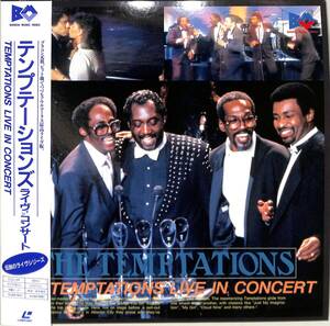 B00190406/LD/ザ・テンプテーションズ「The Temptations Live In Concert (1990年・BML-6・ソウル・SOUL・リズムアンドブルース)」