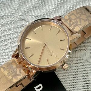 DKNY ダナキャランニューヨーク 腕時計 24mm NY2884 未使用 ゴールド