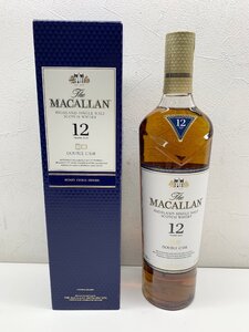 【未開栓】The MACALLAN ザ・マッカラン12年 DOUBLE CASK ダブルカスク 40% 700ml スコッチ ウイスキー