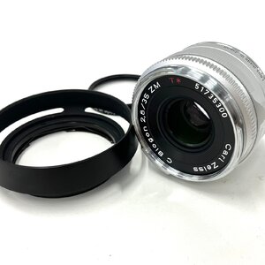 使用感少なめ！★超美品★ Carl Zeiss C Biogon T* 35mm F/2.8 ZM カールツァイス ビオゴン ライカ Mマウント【17293】