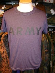 USタイプ ARMY Tシャツ後染め　XL　パープル　061940