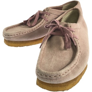 Clarks クラークス スウェードレザーワラビーブーツ 16050 ピンク 25cm ITKA413P5FM8