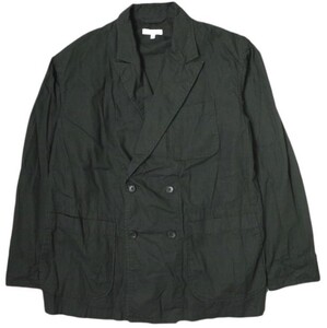 Engineered Garments エンジニアードガーメンツ DL JACKET ? MALIBU POPLIN ダブルロイタージャケット S BLACK テーラード g19266