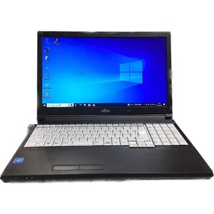 訳アリ fujitsu LIFEBOOK A577/RX 第7世代 Celeron 3865U 1.8GHz 4GB HDD 500GB DVDマルチ搭載 Windows10Pro ノートパソコン I61