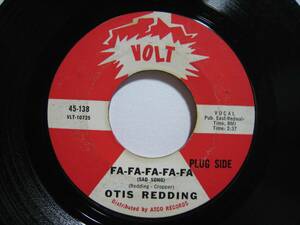 【7”】 OTIS REDDING / ●白プロモ MONO● FA-FA-FA-FA-FA US盤 オーティス・レディング ファ・ファ・ファ