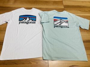 patagonia パタゴニア p6 半袖Tシャツ Tシャツ ポケット付きtシャツ 2枚セット　オーガニックコットン　レギュラーフィットＳサイズ　