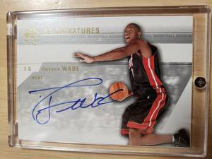 激レア Rookie サイン 2003 -04 UD SP Signatures DWYANE WADE Auto RC / ドウェイン ウェイド Autograph (NBA Finals MVP 2006)