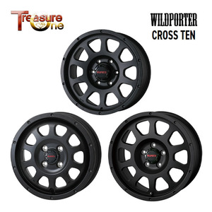 送料無料 トレジャーワン WILDPORTER CROSS TEN 5.5J-16 +22 5H-139.7 (16インチ) 5H139.7 5.5J+22【4本セット 新品】