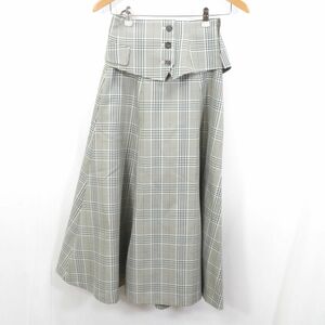 美品 Apuweiser-riche 2way ロングスカート size2/アプワイザーリッシェ 0604