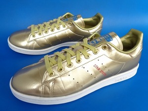 14192■19年製 adidas stansmith GOLD METALLIC アディダス スタンスミス ゴールド メタリック 顔つき 金 27.5 FW5364