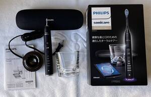 【スマホでブラッシングチェック♪トラベルケース付の超美品】PHILIPS 電動歯ブラシ Sonicare ダイヤモンドクリーンスマート★HX9934/15