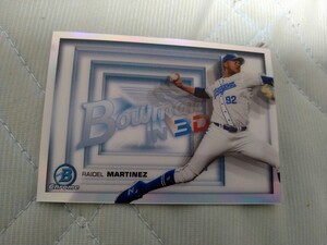 2022 TOPPS BOWMAN CHROME NPB インサート BOWMAN IN 3D silver REFRACTOR ライデル・マルティネス 中日ドラゴンズ