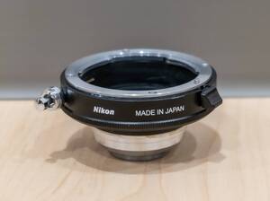 Nikon ◆ ニコンF→シネCマウントアダプター