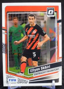 2023-24 Panini Donruss Optic Ellyes Skhiri Eintracht Frankfurt FIFA サッカー カード