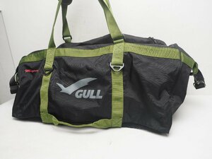 USED GULL ガル スクエアメッシュバック ダイビング器材一式入ります 65×33×37cm スキューバダイビング用品 [58192]