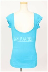 ディースクエアード DSQUARED2 加工 ロゴ プリント Tシャツ ayy0513 レディース