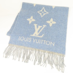 95982★1円スタート★LOUIS VUITTON ルイヴィトン 新品同様美品 エシャルプレイキャビック 防寒 カシミヤ100% マフラー カシミヤ