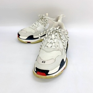 バレンシアガ TRIPLE S トリプルS ローカット スニーカー シューズ 533882 厚底 ボリュームソール メンズ 28.5cm BALENCIAGA 靴 DF11401■