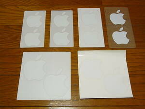 Apple　アップル　ステッカー　シール　6シート　未使用品　iPhone　iMac　MacBook　 Mac Pro