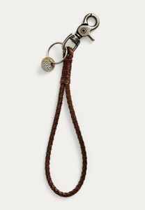 2024最新【US限定】日本未発売！RRL ダブルアールエル　Ralph Lauren Braided Leather Key Fob　本物をお届けします！