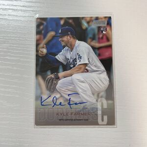 2018 Topps Stadium Club Kyle Farmer auto