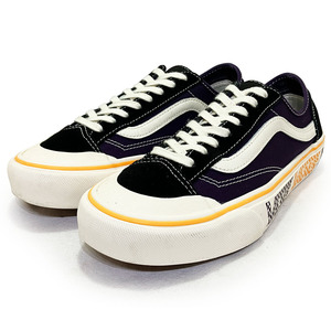 バンズ ヴァンズ スタイル３６ デコン パープル イエロー 26.0cm VANS STYLE36 DECON 正規品 ウルトラクッシュ OLD SKOOL 原型 復刻 年代