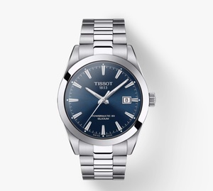 ☆★TISSOT ジェントルマン オートマティック Powermatic80 シリシウム ブルー T127.407.11.041.00 美品/即決!★☆