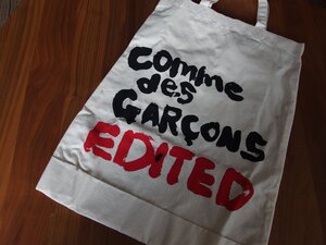 コムデギャルソン エディテッド★トートバッグ★手提げ袋★台形★COMME des GARCONS EDITED