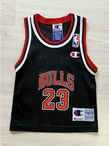 NBA BULLS マイケル・ジョーダン JORDAN #23 シカゴ・ブルズ Champion チャンピオン ユニフォーム　TODDLER ベビー ユニフォーム シャツ