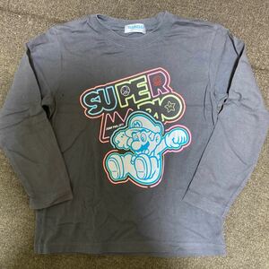 スーパーマリオ　長袖Tシャツ　120cm 超美品