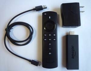  アマゾン Amazon Fire TV Stick アマゾン ファイヤー スティック 第2世代 LY73PRリモコン 音声認識 USBケーブル ACアダプタ　