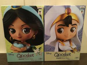 Qposket Disney Characters Aladdin Prince Jasmine Princess Style アラジン ジャスミン レアカラー 2種セット Q posket 新品同梱可-2