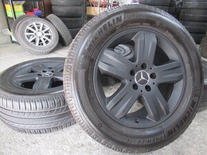 メルセデスベンツ　ML　W163　MERCEDES　BENZ/Michelin　PREMIER　LTX【マッドブラック塗装】275/55R17　8分山　バランス調整済