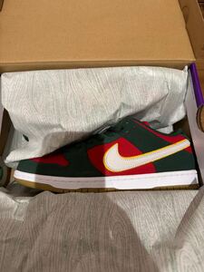 【新品未使用未着用タグ付き】Nike SB Dunk Low PRM Seattle Supersonics/Fir and Fire Red サイズ:US8.5 26.5㎝