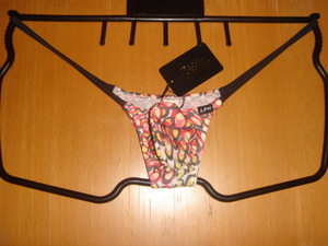 【La-Pomme】超極小half back ローライズbikini (red)718016