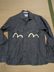 EVISU エヴィス　ブライアンシャツ　カモメ　サイズ36