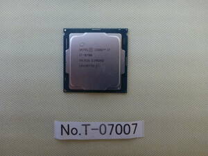 管理番号　T-07007 / INTEL / CPU / Core i7-8700 / LGA1151 / BIOS起動確認済み / ゆうパケット発送 / ジャンク扱い