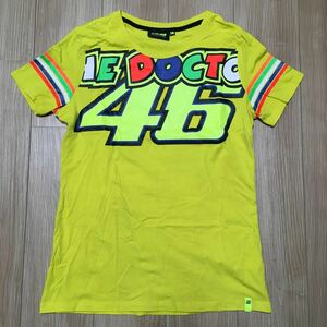 VR46 Valentino Rossi THE DOCTOR T-shirt バレンティーノロッシ ザドクター Tシャツ レディース Lサイズ ユーズド