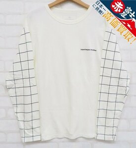 8T2870【クリックポスト対応】uniform experiment L/S GRAPH CHECK CUT&SEWN UE-200011 ユニフォームエクスペリメント Tシャツ カットソー