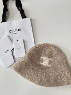 CELINE セリーヌ トリオンフ アルパカウール クロシェハット