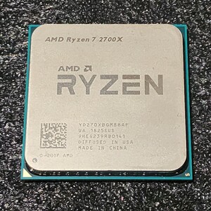 CPU AMD RYZEN7 2700X 3.7GHz 8コア16スレッド Socket AM4 PCパーツ 動作確認済み