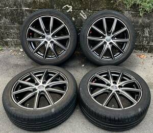 中古美品ENKEI SMACK 17インチ 6.5J +53 PCD114.3 5穴/ラジアル205/50R17 2020年製 中古