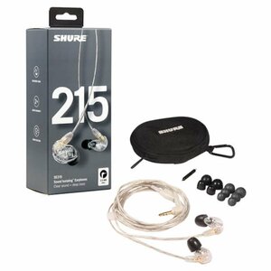 ◆ SHURE SE215-CL-A シュアー カナル型 モニターイヤホン MMCXコネクター