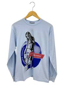 HYSTERIC GLAMOUR (ヒステリックグラマー) MOTOR GIRL 長袖Tシャツ L/S カットソー 02243CL01 S ブルー ウィメンズ/028