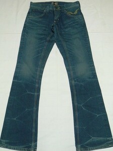 新品LeeリーxMIDAS別注[FlapFlareBootCut]MブーツカットUsed加工\26180