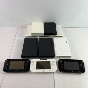 04w0061△【1円~】[ジャンク] Nintendo Wii 本体 5台 & Wii U 本体・ゲームパッド 3台 まとめ売り【ジャンクハード/任天堂】