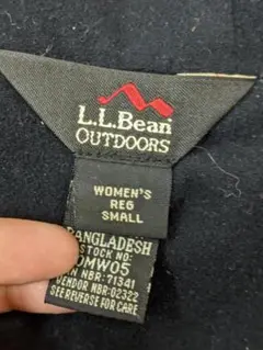 90s00s LLBEAN 裏フリース生地 ナイロン アノラック パーカー