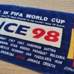 FIFAワールドカップ France 98 記念タオル