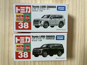 ☆新品 未開封 トミカ【トヨタ ランドクルーザー Toyota LAND CRUISER 2種 新車シール付】No.38☆